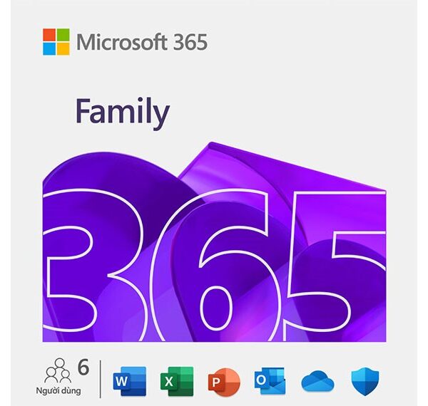 Bản Quyền Microsoft 365 Family (6 user) 6TB 12 Tháng